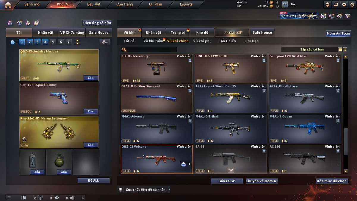 shop acc cf uy tin gia re